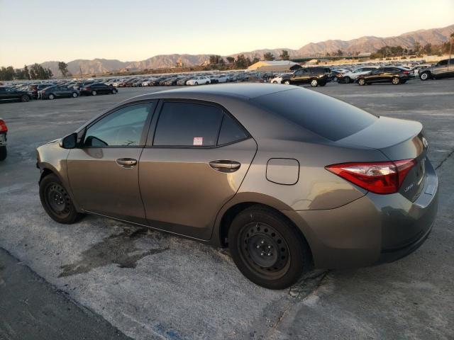 5YFBURHE9KP931560 - 2019 TOYOTA COROLLA L GRAY photo 2