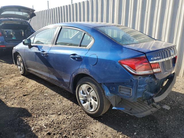 19XFB2F53EE221299 - 2014 HONDA CIVIC LX BLUE photo 2