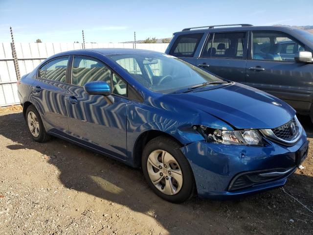 19XFB2F53EE221299 - 2014 HONDA CIVIC LX BLUE photo 4