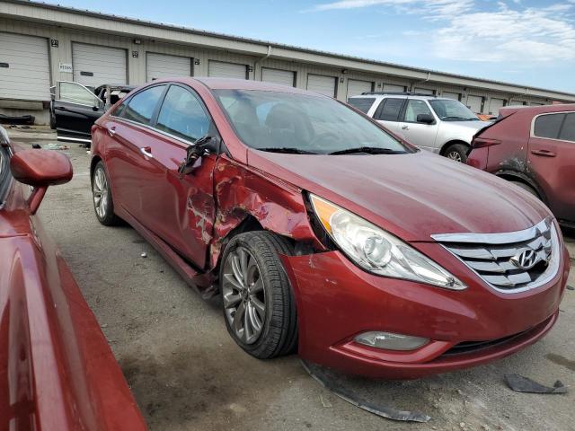 5NPEC4AC2DH765877 - 2013 HYUNDAI SONATA SE RED photo 4