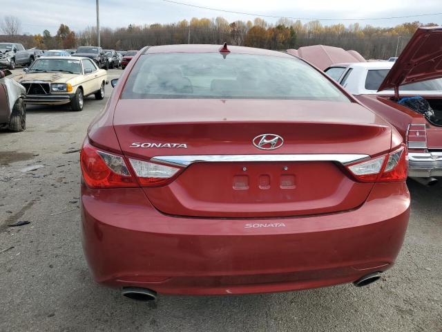 5NPEC4AC2DH765877 - 2013 HYUNDAI SONATA SE RED photo 6