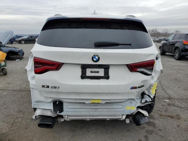 5UXTY9C05M9F57933 - 2021 BMW X3 XDRIVEM40I WHITE photo 6