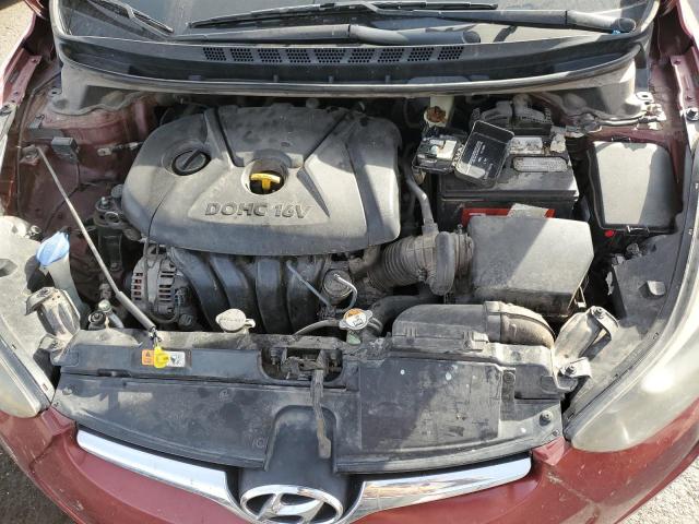 5NPDH4AE3GH696331 - 2016 HYUNDAI ELANTRA SE BURGUNDY photo 11