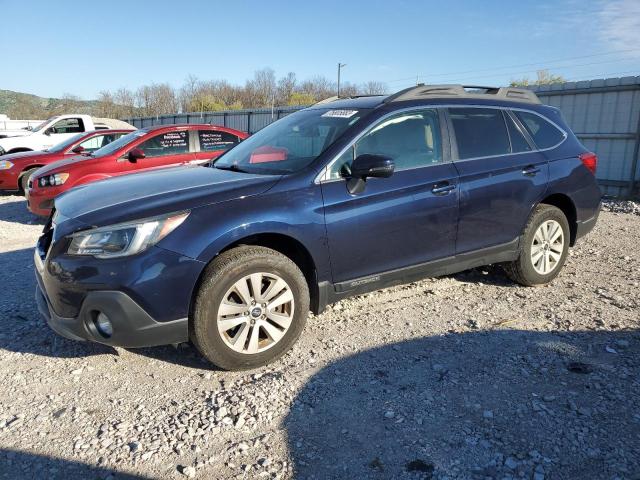 4S4BSAFC1J3205672 - 2018 SUBARU OUTBACK 2.5I PREMIUM BLUE photo 1