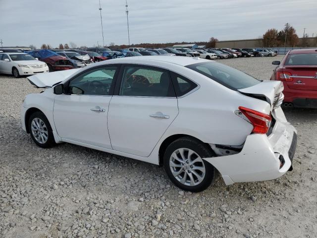 3N1AB7AP9KY443259 - 2019 NISSAN SENTRA S WHITE photo 2