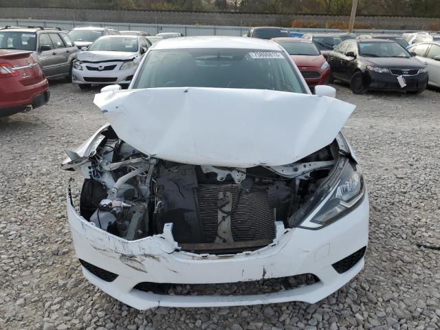 3N1AB7AP9KY443259 - 2019 NISSAN SENTRA S WHITE photo 5