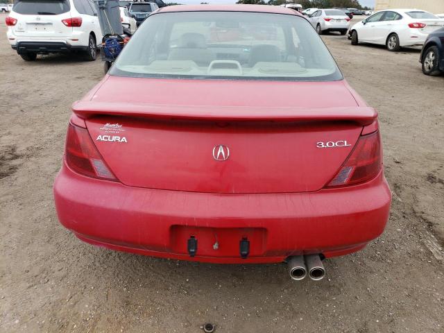 19UYA2259XL010122 - 1999 ACURA CL RED photo 6