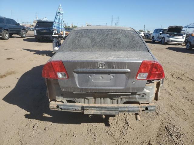 2HGES16514H508229 - 2004 HONDA CIVIC LX CHARCOAL photo 6