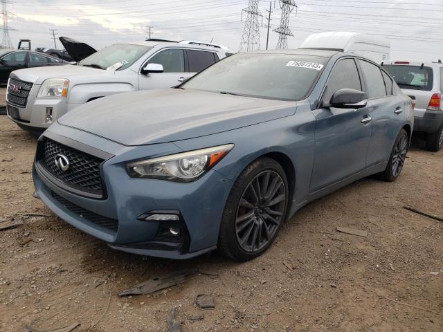 JN1FV7DR2MM880116 - 2021 INFINITI Q50 RED SPORT 400 BLUE photo 1