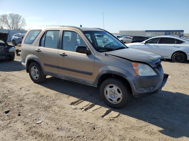 JHLRD78452C046861 - 2002 HONDA CR-V LX TAN photo 4