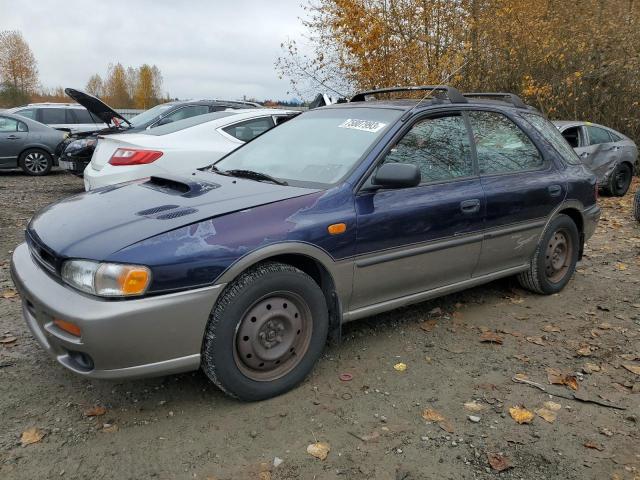 JF1GF4854VH821864 - 1997 SUBARU IMPREZA OUTBACK BLUE photo 1