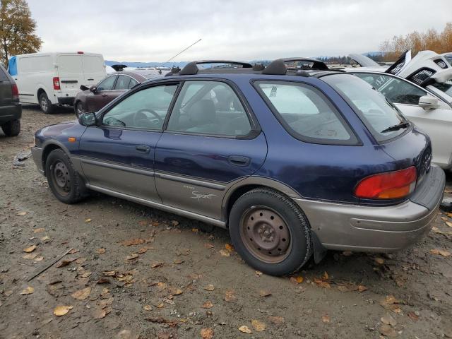 JF1GF4854VH821864 - 1997 SUBARU IMPREZA OUTBACK BLUE photo 2