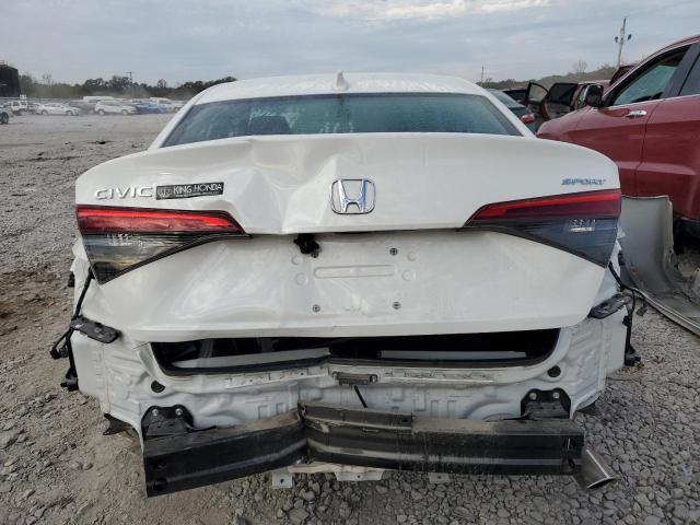 2HGFE2F53PH560371 - 2023 HONDA CIVIC SPORT WHITE photo 6