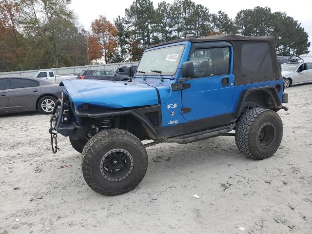 1J4FA39S43P300465 - 2003 JEEP WRANGLER COMMANDO BLUE photo 1