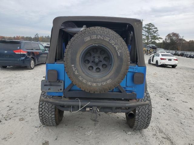 1J4FA39S43P300465 - 2003 JEEP WRANGLER COMMANDO BLUE photo 6