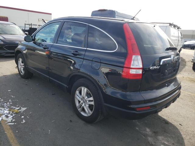 5J6RE4H78BL081942 - 2011 HONDA CR-V EXL BLACK photo 2