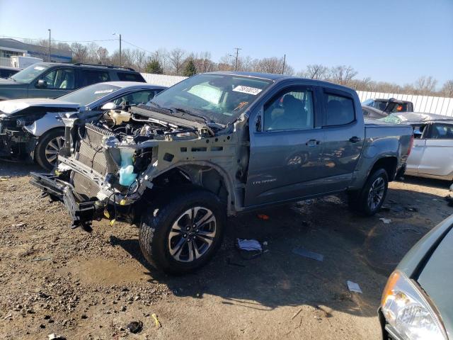 1GCGTDEN0M1215461 - 2021 CHEVROLET COLORADO Z71 GRAY photo 1