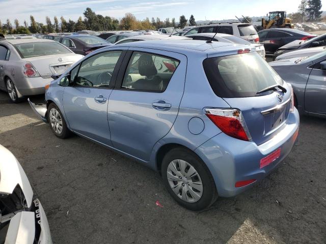 JTDKTUD37CD519359 - 2012 TOYOTA YARIS BLUE photo 2