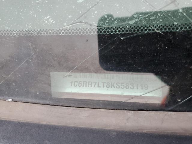 1C6RR7LT8KS583119 - 2019 RAM 1500 CLASS SLT მუქწითელი ფოტო 13