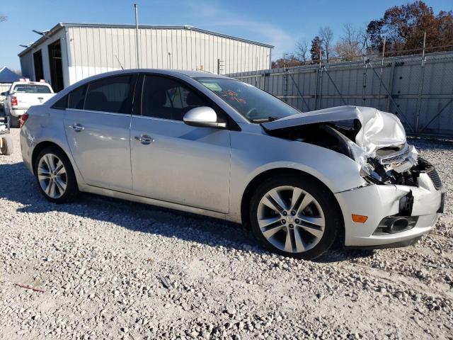 1G1PG5SB0E7235950 - 2014 CHEVROLET CRUZE LTZ SILVER photo 4