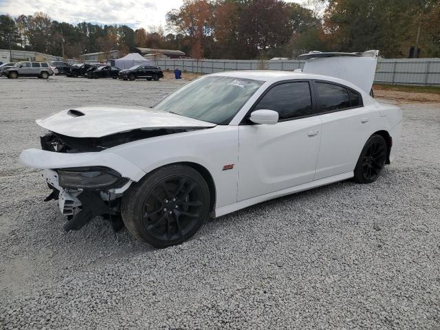 2C3CDXGJ4MH522693 - 2021 DODGE CHARGER SCAT PACK WHITE photo 1