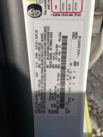 3FADP4BJ3GM208123 - 2016 FORD FIESTA SE WHITE photo 12