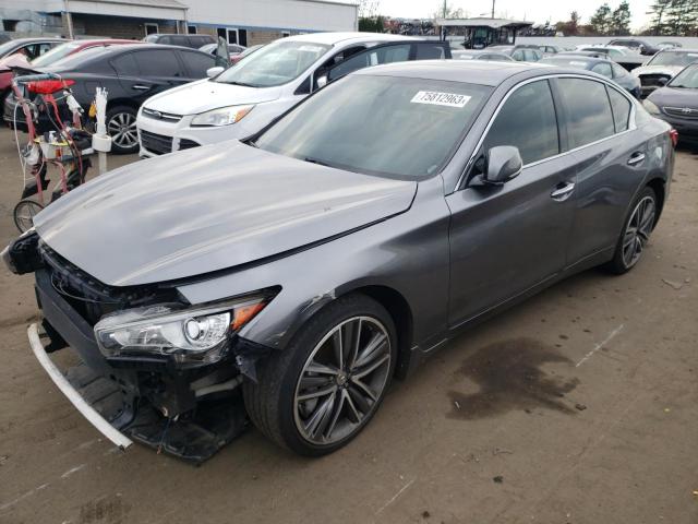 JN1BV7AR2FM408701 - 2015 INFINITI Q50 BASE GRAY photo 1