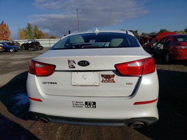 5XXGM4A73EG274157 - 2014 KIA OPTIMA LX WHITE photo 6