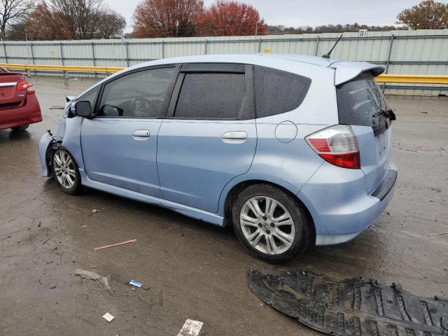 JHMGE88459S042394 - 2009 HONDA FIT SPORT BLUE photo 2