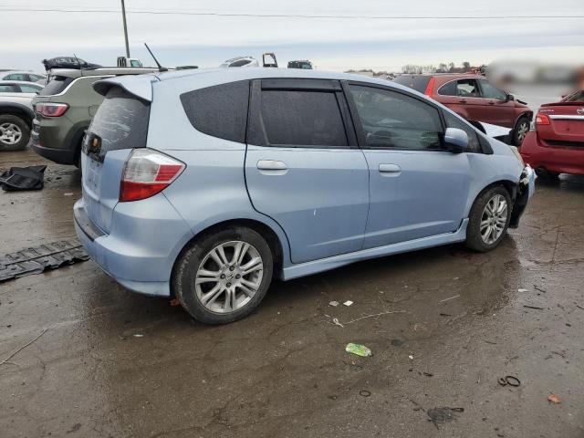 JHMGE88459S042394 - 2009 HONDA FIT SPORT BLUE photo 3