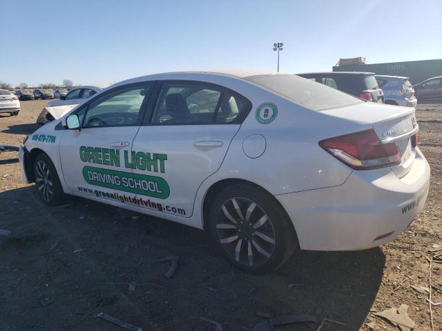 19XFB2F98EE048639 - 2014 HONDA CIVIC EXL თეთრი ფოტო 2