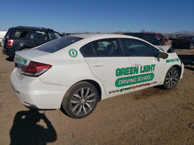 19XFB2F98EE048639 - 2014 HONDA CIVIC EXL თეთრი ფოტო 3