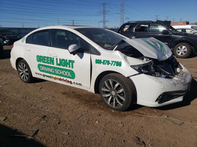 19XFB2F98EE048639 - 2014 HONDA CIVIC EXL თეთრი ფოტო 4