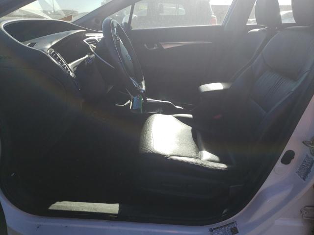 19XFB2F98EE048639 - 2014 HONDA CIVIC EXL თეთრი ფოტო 7
