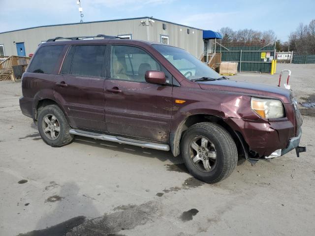 2HKYF18617H512170 - 2007 HONDA PILOT EXL BURGUNDY photo 4