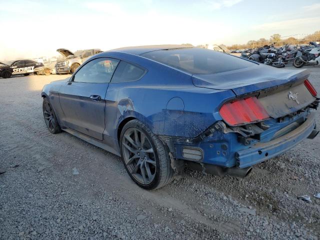 1FA6P8AM5H5277110 - 2017 FORD MUSTANG BLUE photo 2