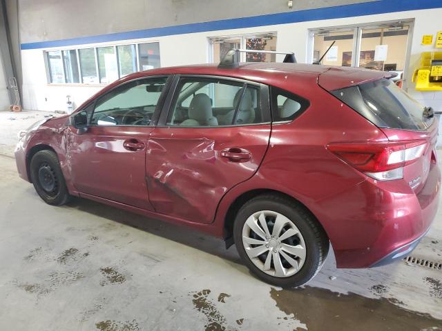 4S3GTAA68H1744854 - 2017 SUBARU IMPREZA BURGUNDY photo 2