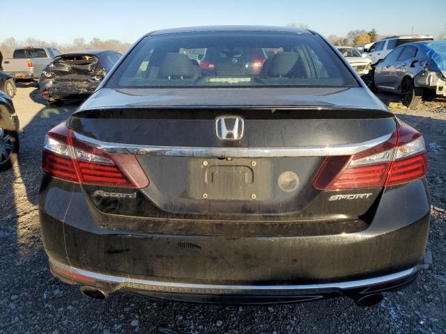 1HGCR2F53GA137750 - 2016 HONDA ACCORD SPORT BLACK photo 6