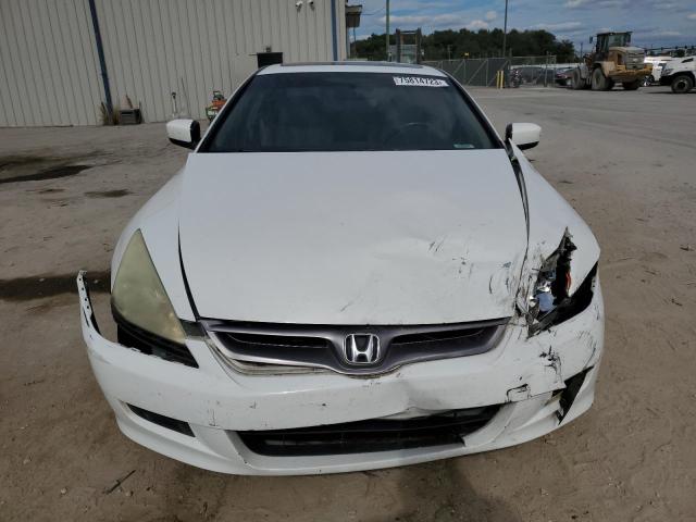 1HGCM82606A003020 - 2006 HONDA ACCORD EX WHITE photo 5