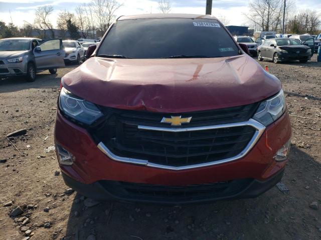 3GNAXJEV6JS628687 - 2018 CHEVROLET EQUINOX LT RED photo 5