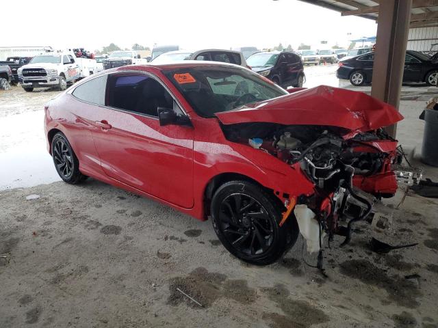 2HGFC4B67LH302123 - 2020 HONDA CIVIC LX RED photo 4