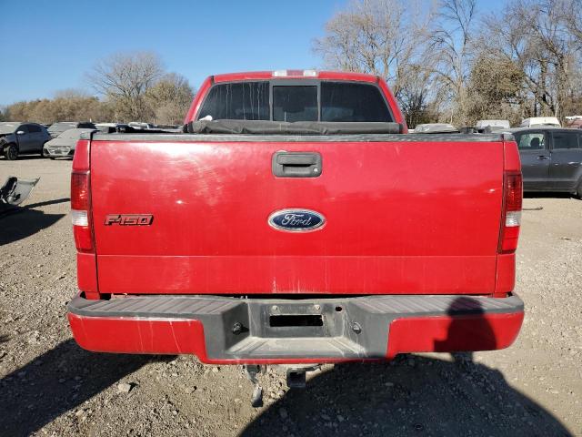 1FTPW14525FA24281 - 2005 FORD F150 SUPERCREW RED photo 6