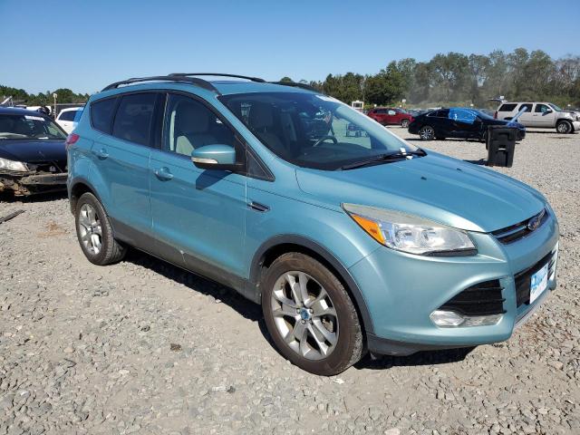 1FMCU0H94DUC42045 - 2013 FORD ESCAPE SEL TURQUOISE photo 4