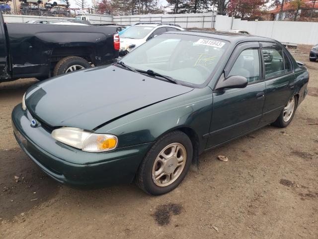 1Y1SK54891Z414080 - 2001 CHEVROLET GEO PRIZM BASE GREEN photo 1