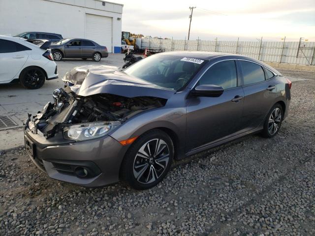 2HGFC1F38JH641601 - 2018 HONDA CIVIC EX GRAY photo 1