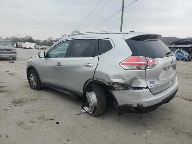 KNMAT2MV6FP569318 - 2015 NISSAN ROGUE S SILVER photo 2