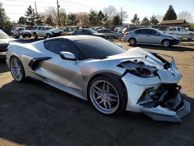 1G1Y72D42L5107798 - 2020 CHEVROLET CORVETTE STINGRAY 2LT SILVER photo 4