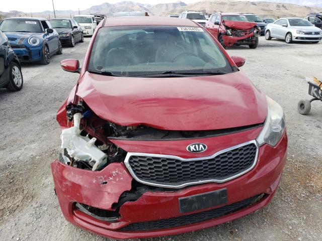 KNAFX4A6XG5523715 - 2016 KIA FORTE LX BURGUNDY photo 5