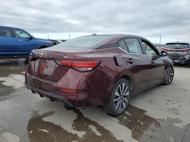 3N1AB8CV5LY298434 - 2020 NISSAN SENTRA SV MAROON photo 3