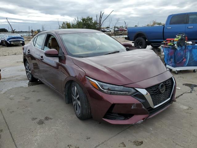 3N1AB8CV5LY298434 - 2020 NISSAN SENTRA SV MAROON photo 4